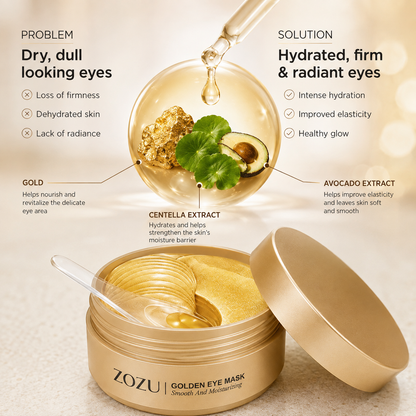 60/120 Pieces Eye Mask Avocado Gold Moisturize Firming Improve Eye Bags Eye Patches anti Wrinkle Eye Patches for Dark Circles