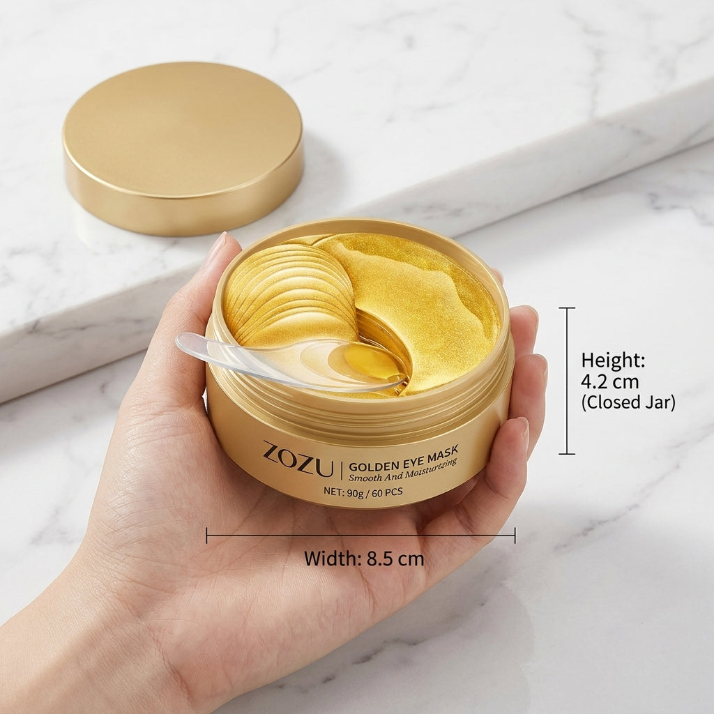 60/120 Pieces Eye Mask Avocado Gold Moisturize Firming Improve Eye Bags Eye Patches anti Wrinkle Eye Patches for Dark Circles