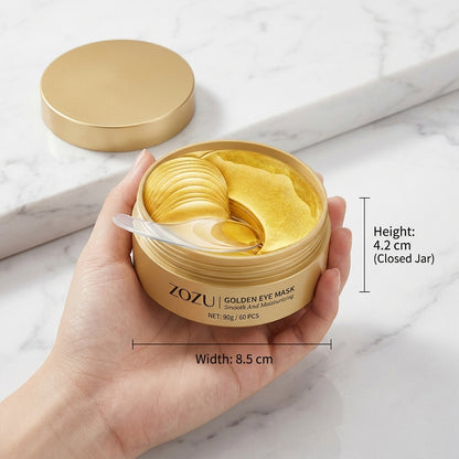 60/120 Pieces Eye Mask Avocado Gold Moisturize Firming Improve Eye Bags Eye Patches anti Wrinkle Eye Patches for Dark Circles