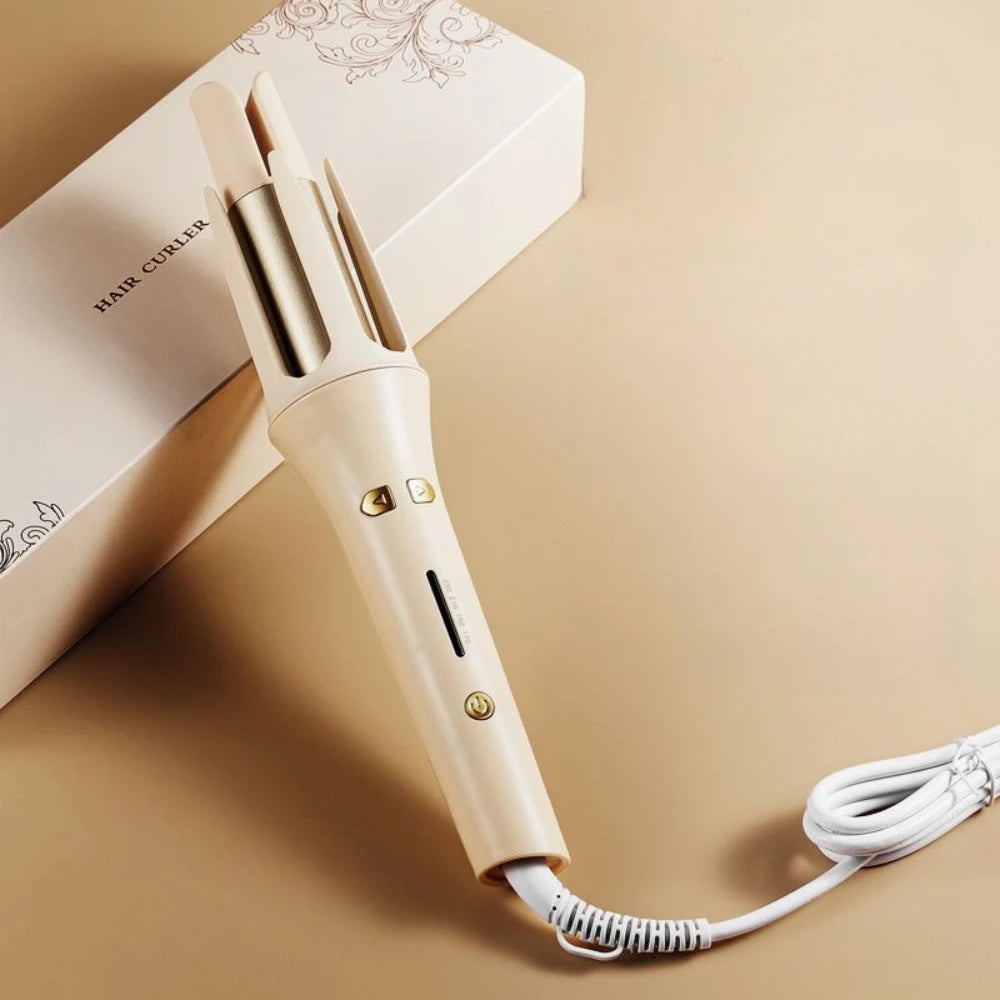 Professional 32MM Automatic Hair Curler with Auto Rotating Ceramic Technology - Curling Iron and Hair Waver