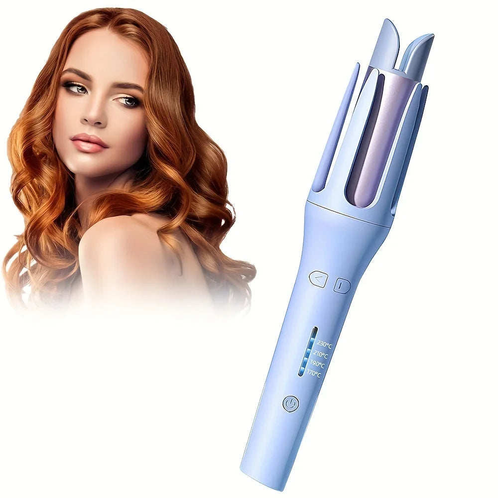 Professional 32MM Automatic Hair Curler with Auto Rotating Ceramic Technology - Curling Iron and Hair Waver
