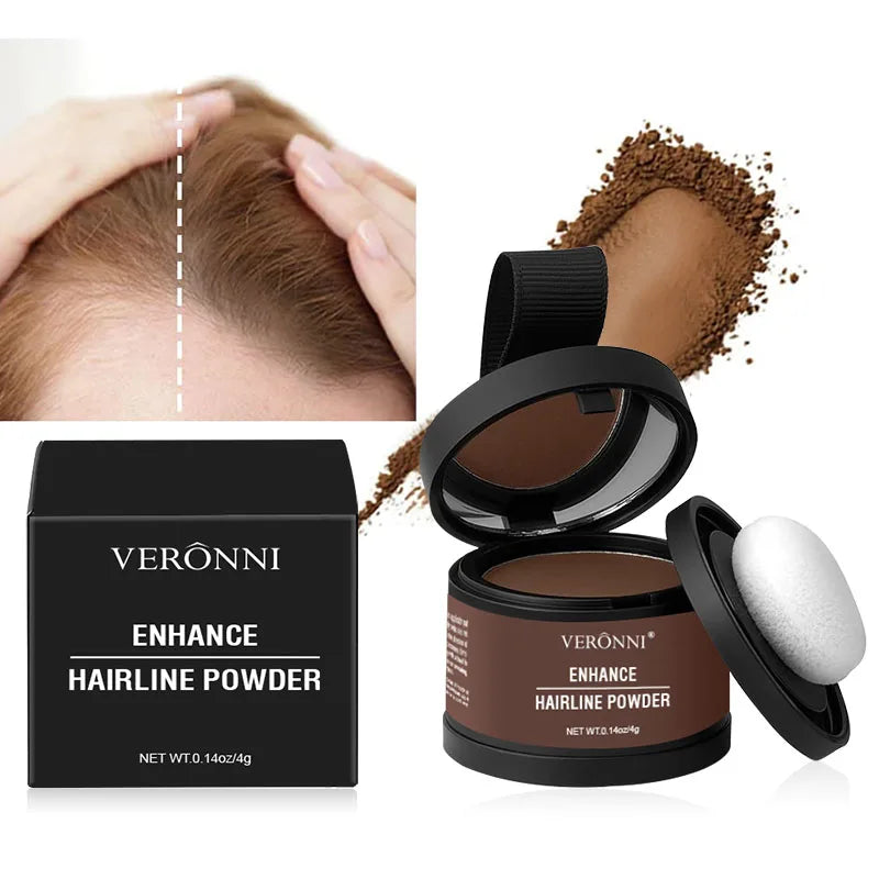 Hairline Concealer Powder for Thinning Hair - Instant Root Touch-Up for Men and Women